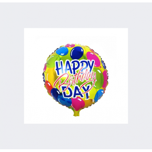 BALLOON FOIL H/BIRTHDAY ROUND 18 BALLOON FOIL H/BIRTHDAY ROUND 18